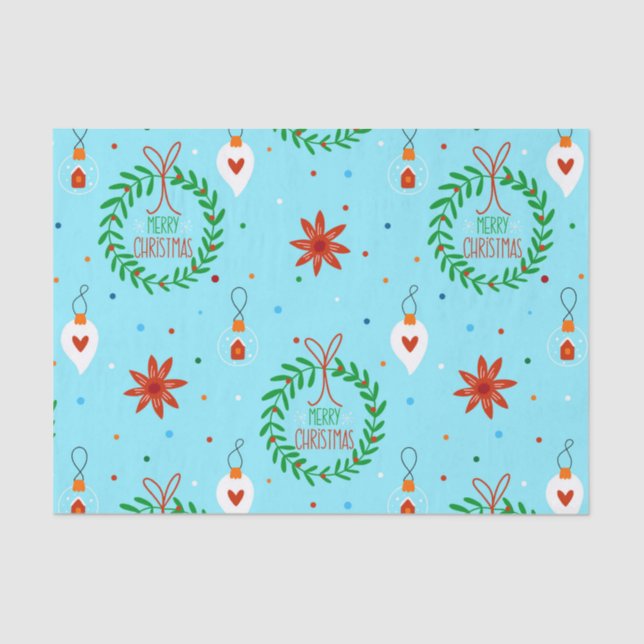 Christmas design tissue paper (Front)