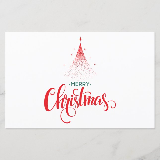 Christmas design with stars (Front)