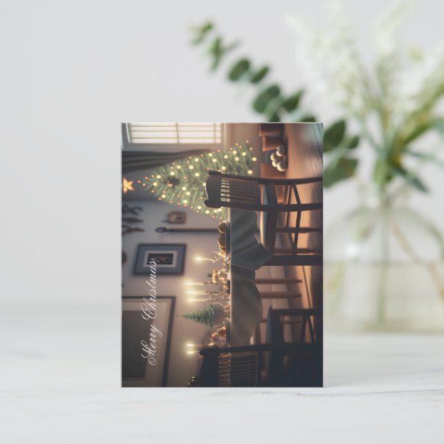 christmas dining postcard (Standing Front)