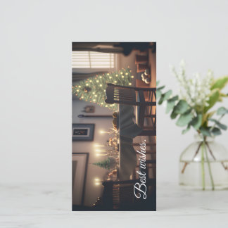christmas dining thank you card