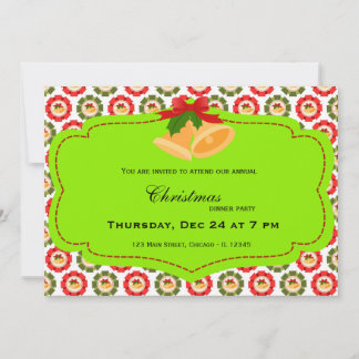 Christmas dinner invitation