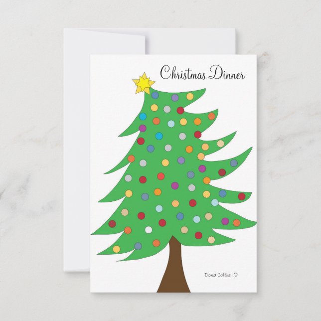 Christmas Dinner Invitation (Front)