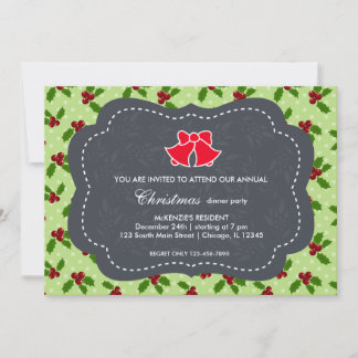 Christmas dinner invitation