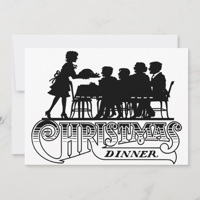 Christmas Dinner Invitation (Front)