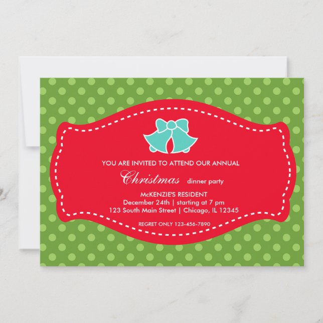 Christmas Dinner Invitation (Front)