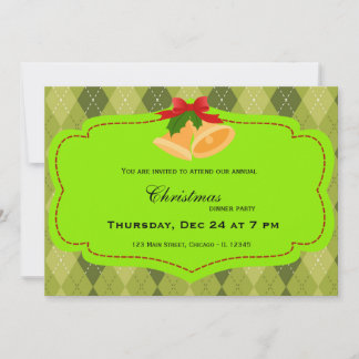 Christmas dinner invitation