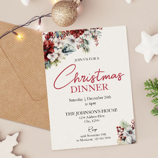 Christmas Dinner Invitation