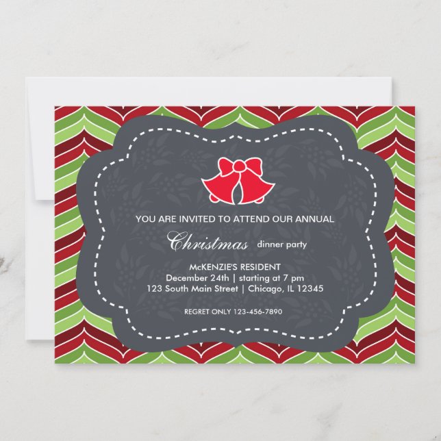 Christmas dinner invitation (Front)