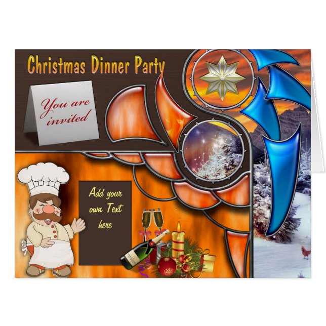 Christmas Dinner party (Front Horizontal)