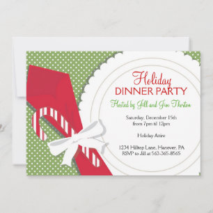 Christmas Dinner Party Invitations