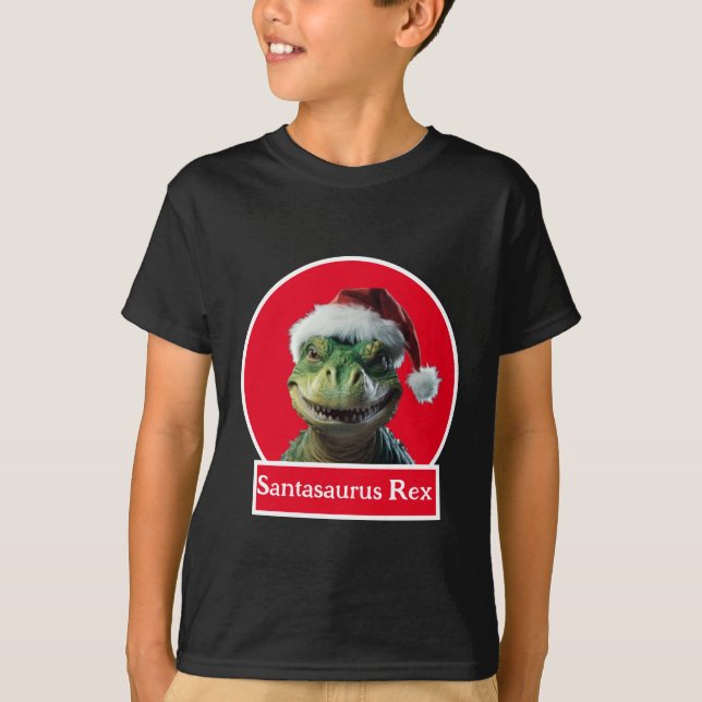 Christmas Dino T-shirt  (Front)