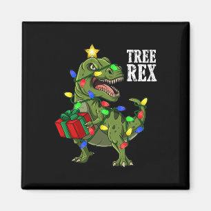 Christmas Dinosaur Tree Rex Boys Girls Kids Xmas G Magnet