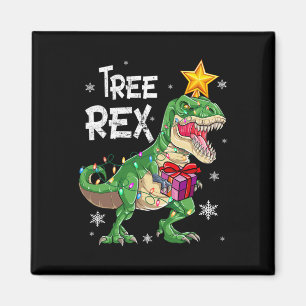 Christmas Dinosaur Tree Rex Pyjamas Men Boys Kids  Magnet