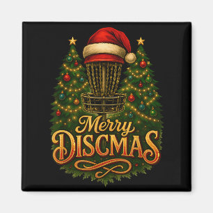 Christmas Disc Golf Merry Discmas  Magnet