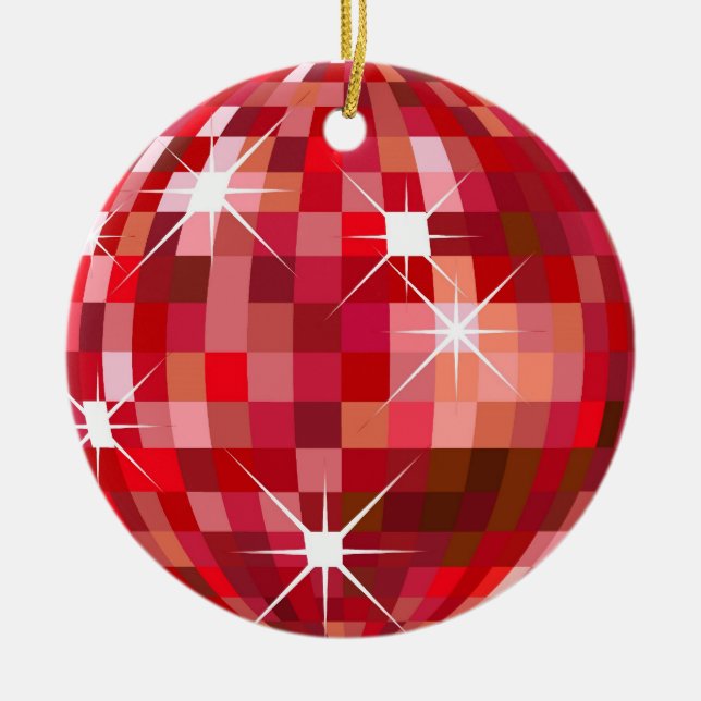 Christmas Disco Ball Ornament (Front)