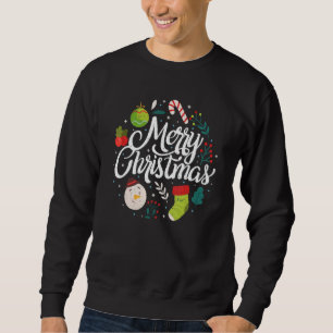 Christmas Distressed Retro   25 Sweatshirt
