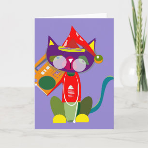 Christmas DJ Cat · vibra bonito · Card
