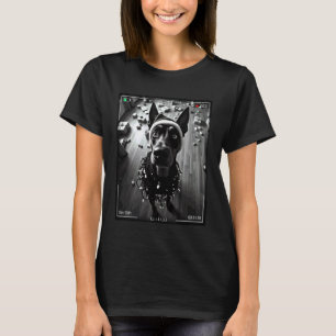 Christmas Doberman Pinscher Caught On Camera T-Shirt