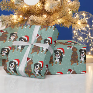 Christmas Doberman Pinscher Wrapping Paper
