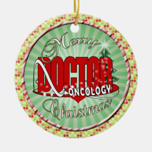 CHRISTMAS DOCTOR ONCOLOGY CERAMIC TREE DECORATION