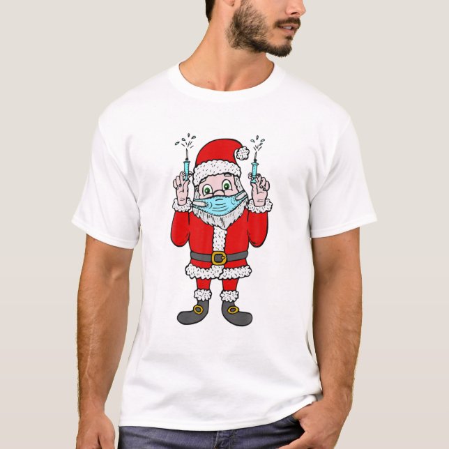 Christmas Doctor Santa Claus T-Shirt (Front)