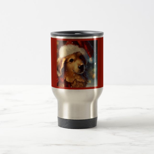 Christmas Dog 4 Mug (Center)