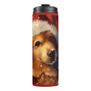 Christmas Dog 4 Thermal Tumbler
