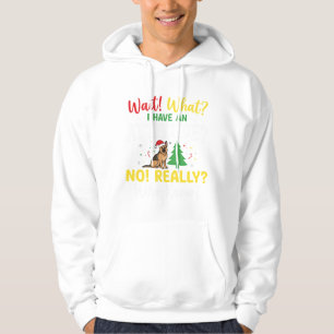 Christmas Dog Attitude Humour Hoodie