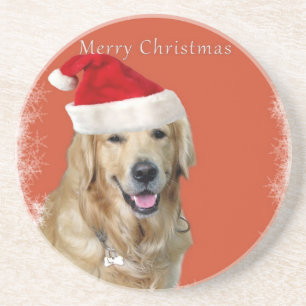 Christmas Dog Coaster