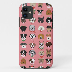 Christmas Dog Face Pattern Case-Mate iPhone Case