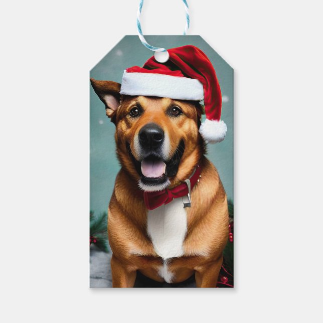 Christmas Dog Gift Tags (Front)