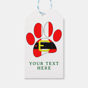 Christmas Dog Gift Tags