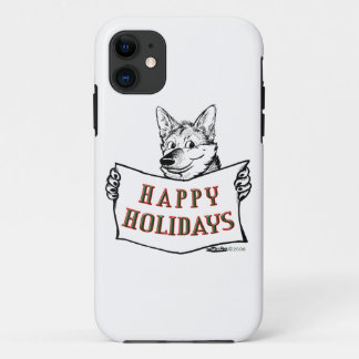 Christmas Dog: Happy Holidays iPhone 11 Case