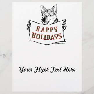 Christmas Dog: Happy Holidays! Flyer