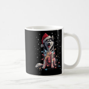Christmas Dog Husky Santa Xmas Women Men Kids Coffee Mug