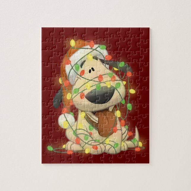 Christmas Dog Jigsaw Puzzle (Vertical)