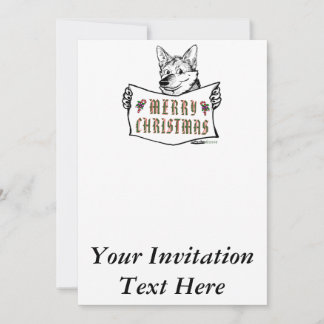 Christmas Dog: Merry Christmas! Invitation