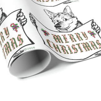 Christmas Dog: Merry Christmas! Wrapping Paper