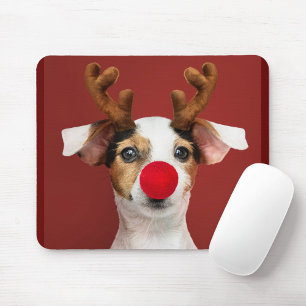 Christmas Dog Mouse Pad