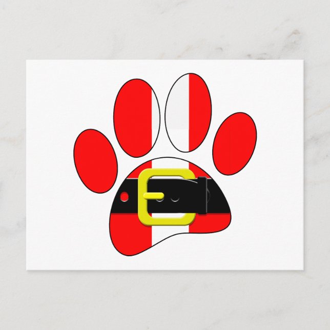 Christmas Dog Postcard (Front)