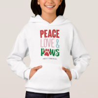 Christmas Dog Puns Santa Dogs Peace Love and Paws