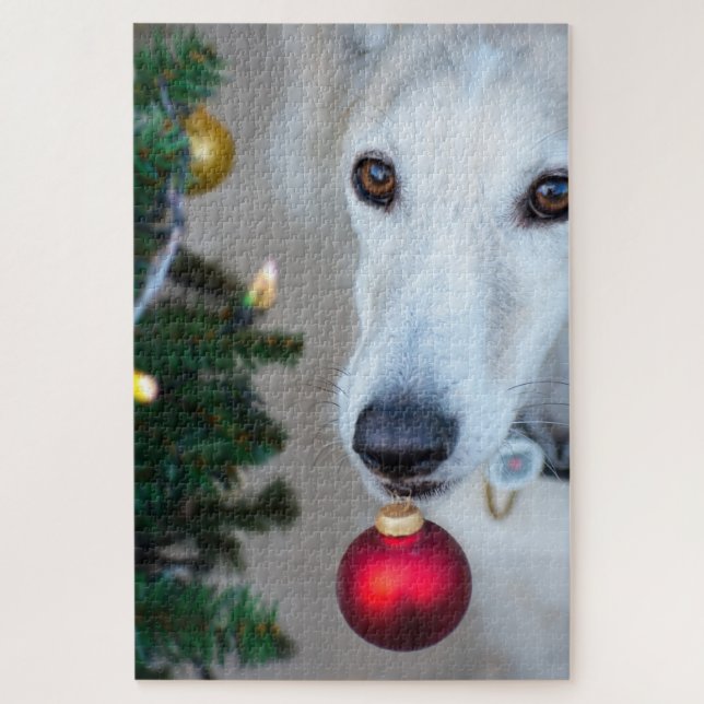 Christmas Dog Puzzle (Vertical)