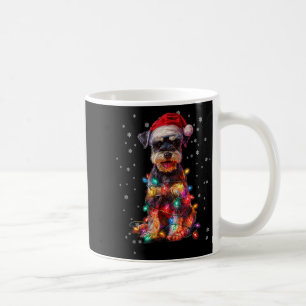 Christmas Dog Schnauzer Santa Xmas Women Men Kids  Coffee Mug