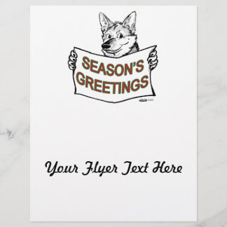 Christmas Dog: Season's Greetings! Flyer