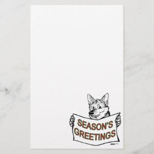 Christmas Dog: Season's Greetings! Stationery
