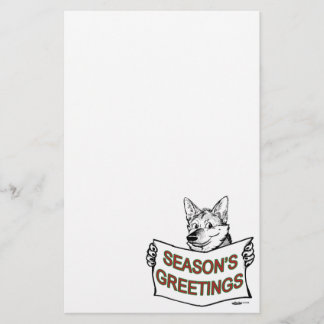 Christmas Dog: Season's Greetings! Stationery