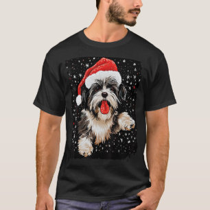Christmas Dog Shih Tzu T-Shirt