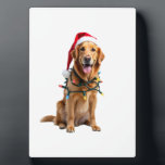 Christmas Dog Shirt, Christmas Golden retriever Pa Plaque<br><div class="desc">Christmas Dog Shirt,  Christmas Golden retriever Pajama 3</div>