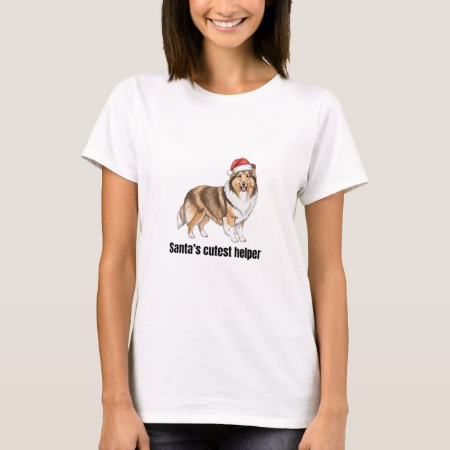 Christmas Dog T-Shirt (Front)