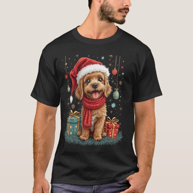 Christmas dog T-Shirt (Front)